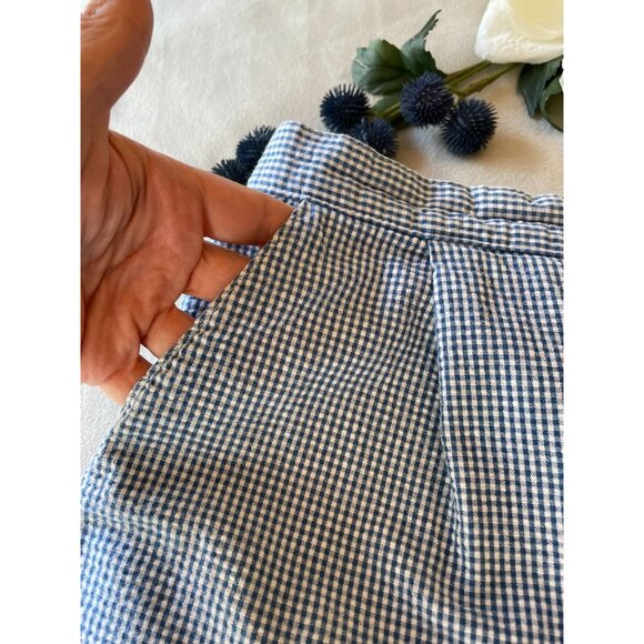 Vintage Capacity Gingham Embroidered Shirt & Pants Set S Grandmacore Cottagecore - Picture 14 of 16